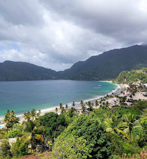 Maracas Bay, Trinidad — where the Beam family spent their Sundays during 18 months on the island