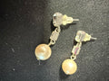 Vintage Pearl & Rhinestone Drop Earrings