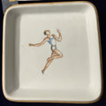 Richard Ginori Art Deco Dancing Figure Porcelain Tray – Made in Italy