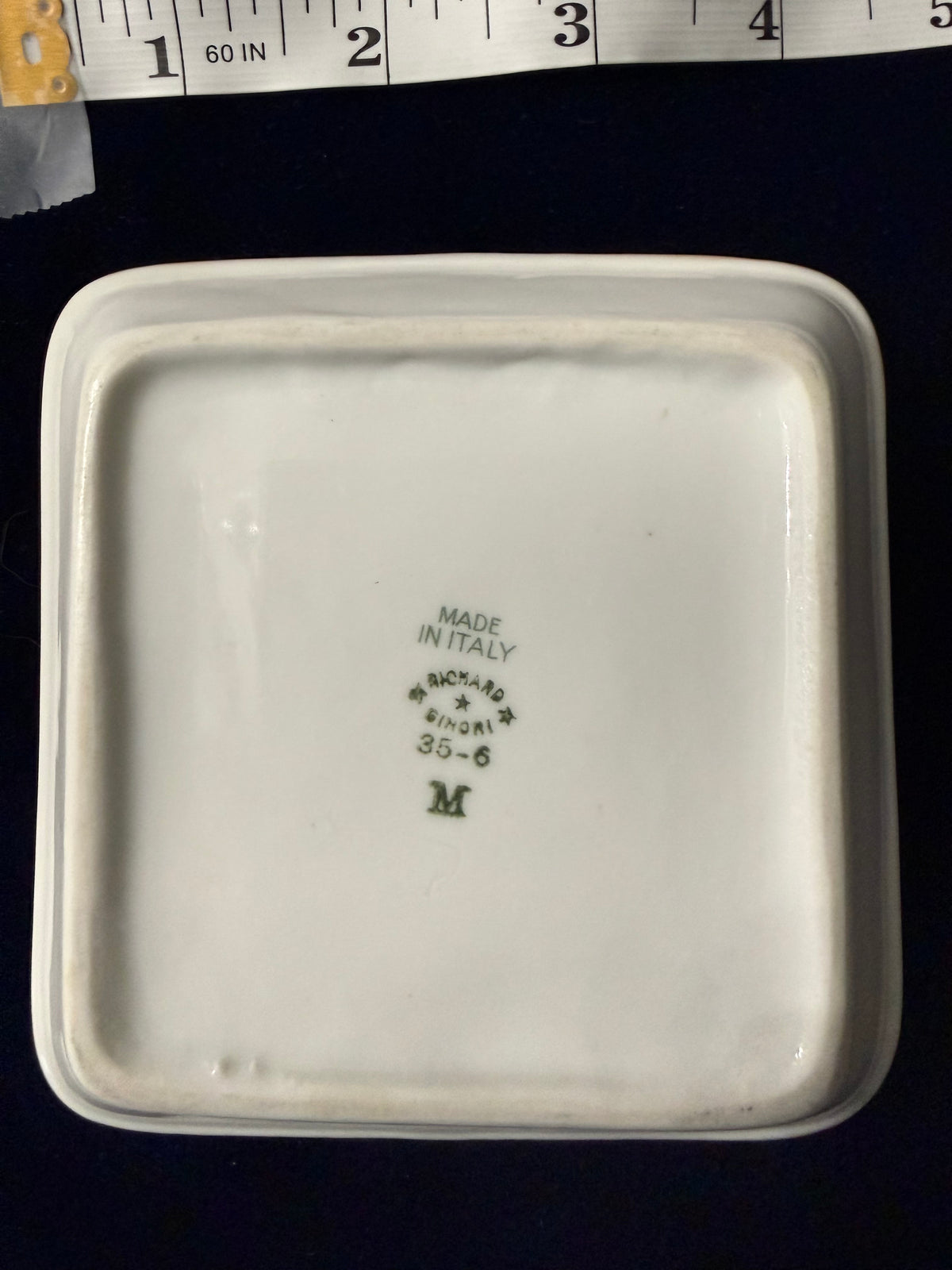 Richard Ginori Art Deco Dancing Figure Porcelain Tray – Made in Italy