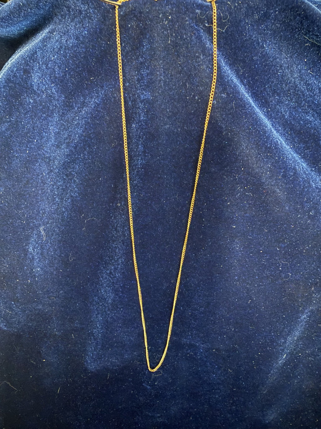 Vintage 12kt Gold-Filled Delicate Cable Chain Necklace – 18" Fine Condition