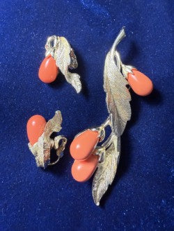 Sarah Coventry Bittersweet Brooch & Earring Set